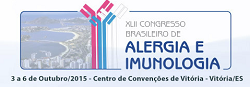 Certificados de participação e palestrantes do XLII Congresso Brasileiro de Alergia e Imunologia 2015