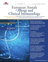 Revista European Annals of Allergy and Clinical Immunology número 04/2019