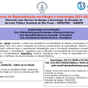 Curso de especialização em Alergia e Imunologia 2021-2022